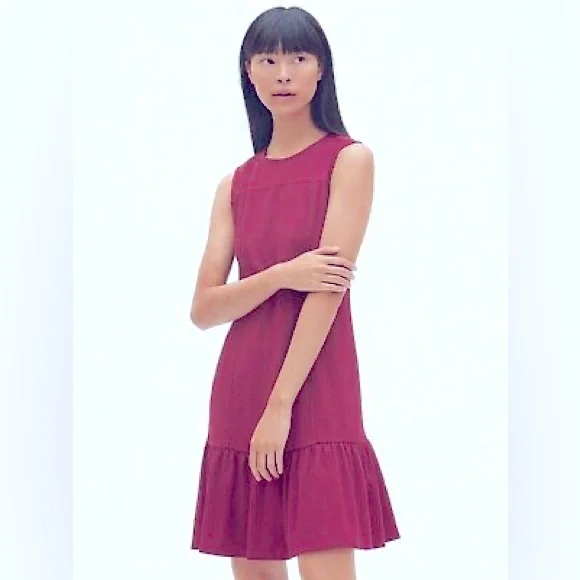 GAP | Dresses | Gap Brick Red Dress Aline Silhouette With A Relaxed Fit |  Poshmark